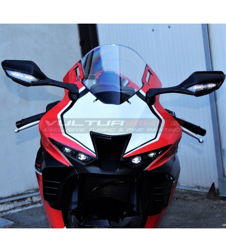 Red White Sticker Complete Kit - Honda CBR 1000 RR 2020 / 2021 