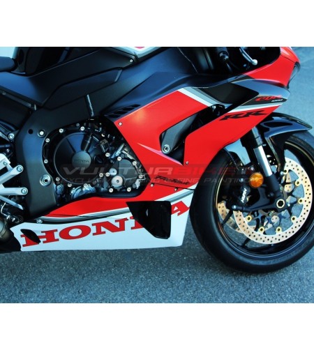 Red White Sticker Complete Kit - Honda CBR 1000 RR 2020 / 2021 