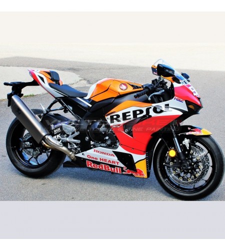 Komplettes Set Aufkleber Design Repsol - Honda CBR 1000 RR 2020 / 2021 