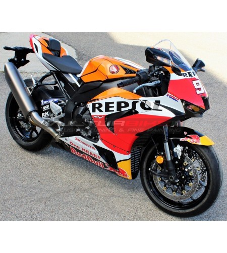 Kit completo de diseño de pegatinas Repsol - Honda CBR 1000 RR 2020 / 2021 