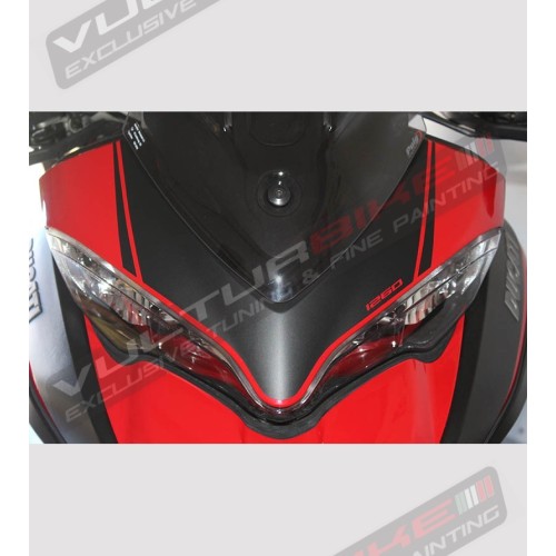 Adhesive kit for Multistrada 1260 with customisable profiles 