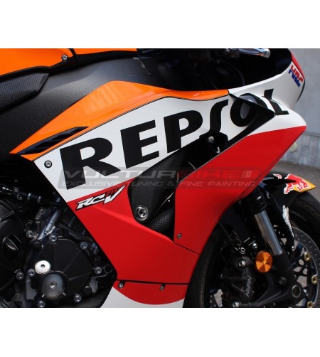 Komplettes Set Aufkleber Design Repsol - Honda CBR 1000 RR 2020 / 2021 