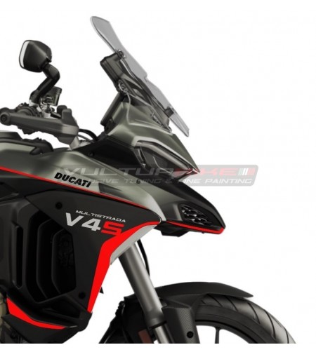 Punta original de la caja de aire gris aviador - Ducati Multistrada V4 / V4S 