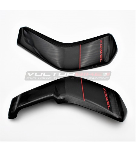 Cover radiatore in carbonio personalizzate - Ducati X Diavel 