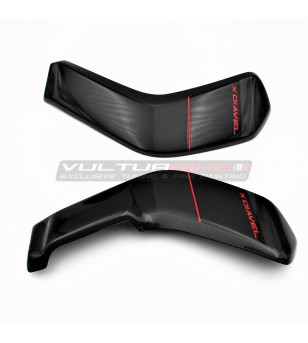 Customized carbon radiator cover - Ducati X Diavel