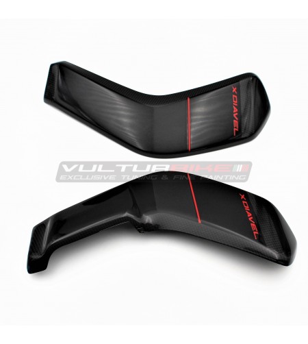 Cover radiatore in carbonio personalizzate - Ducati X Diavel 