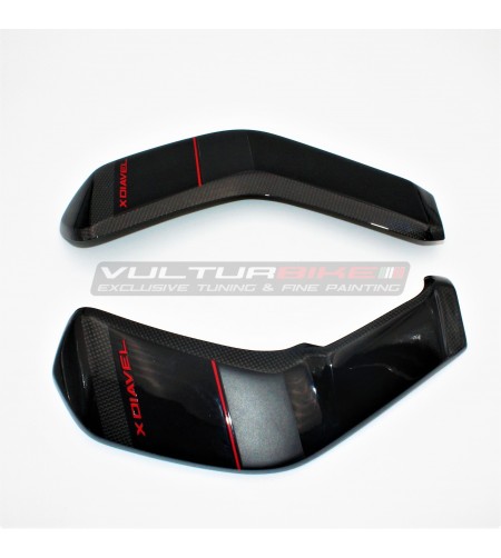 Cubierta personalizada del radiador de carbono - Ducati X Diavel 