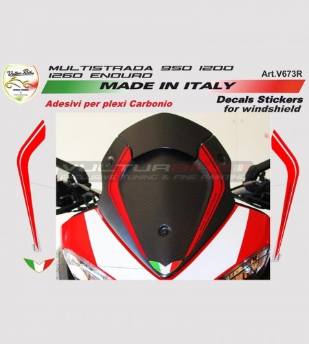 Adesivi cupolino Multistrada - Ducati Multistrada 950/1200/1260/Enduro