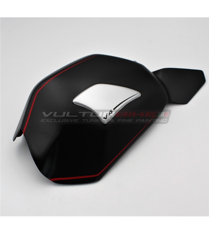 Custom carbon swingarm protector - Ducati Streetfighter V4 / V4S