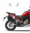 Schwarz-weiße Aufkleber für Gepäckabdeckungen - Ducati Multistrada V4 / V4S / Rally