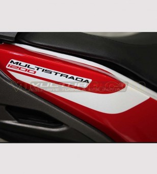 Kit adesivi rossi design esclusivo - Ducati Multistrada 1200 2015