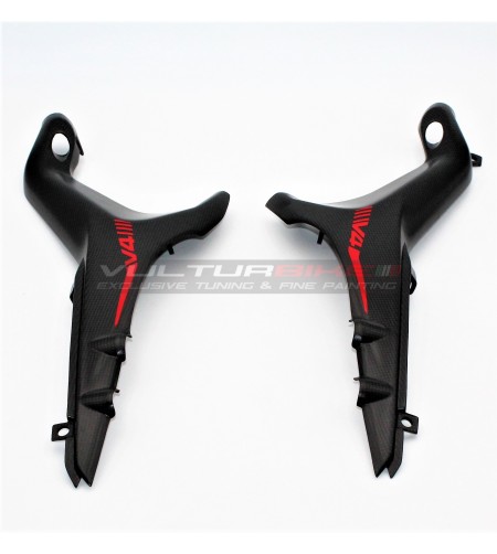 Ensemble de housses de cadre de selle en carbone - Ducati Streetfighter V4 / V4S