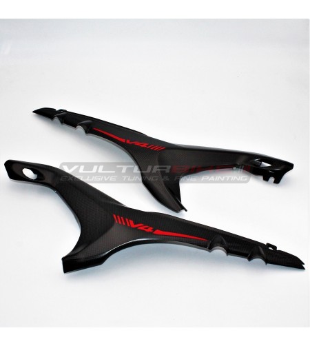 Carbon saddle frame cover set - Ducati Streetfighter V4 / V4S
