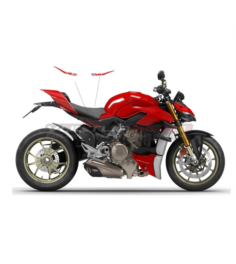 Adhesive profiles for undersaddle cover - Ducati Streetfighter V4 / V4S
