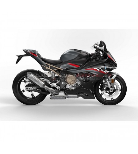 Red black complete decals kit - BMW S1000RR 2019 / 2021