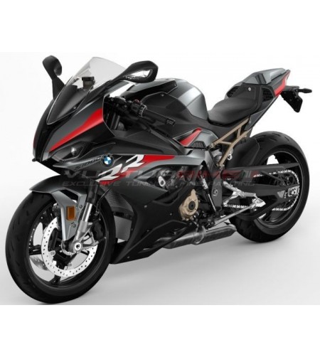 Kit adesivi completo rosso nero - BMW S1000RR 2019 / 2021