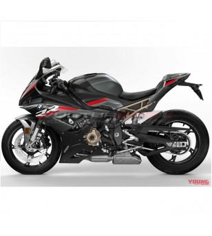 Red black complete decals kit - BMW S1000RR 2019 / 2021