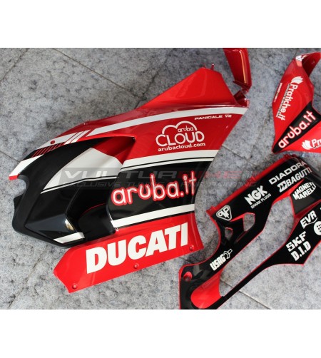 Kit de pegatinas SBK aruba team - Ducati Panigale V2 2020 / 2021 rojo 