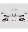 Kit autocollants SBK aruba team - Ducati Panigale V2 2020 / 2021 rouge 