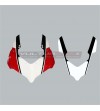 Adhésif noir blanc pour bulle - Ducati Panigale V4 / V4R / V4S / V2