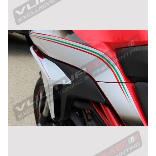 Kit adhésif tricolore - Ducati Multistrada 950/1200-2015/17 