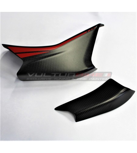 Cover in carbonio design personalizzato per alette  - Ducati Multistrada V4 / V4S 