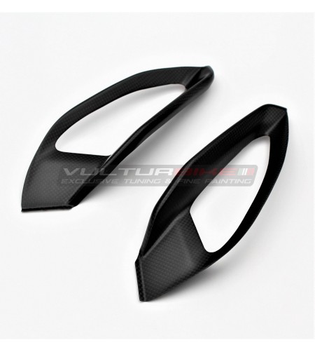 Tapa inferior de fibra de carbono para la punta de la caja de aire - Ducati Multistrada V4 / V4S / Rally