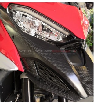 Carbon top cover for toe cover - Ducati Multistrada V4 / V4S