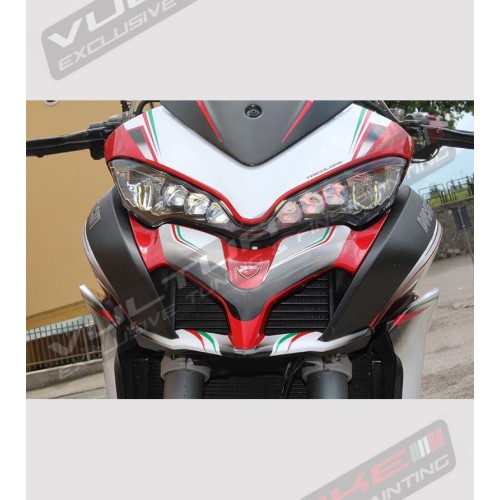 Kit adhesivo de diseño Tricolor - Ducati Multistrada 950/1200-2015/17 