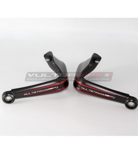 Custom Carbon Handguards - Ducati Multistrada V4 / V4S 