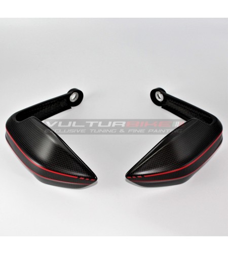 Custom Carbon Handguards - Ducati Multistrada V4 / V4S 