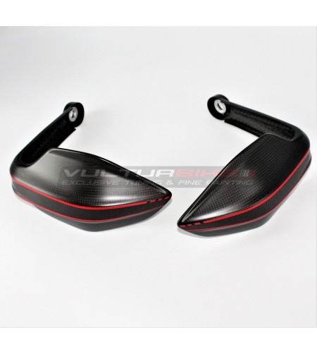 Custom Carbon Handguards - Ducati Multistrada V4 / V4S 