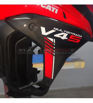 Panneaux latéraux en carbone personnalisés - Ducati Multistrada V4 / V4S