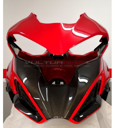 Kit de couverture carbone personnalisé pour spatule de boîte à air - Ducati Multistrada V4 / V4S / Rallye