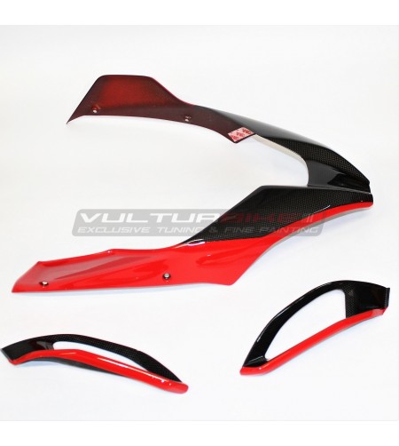 Custom Carbon Cover Set for Airbox Tip - Ducati Multistrada V4 / V4S / Rally