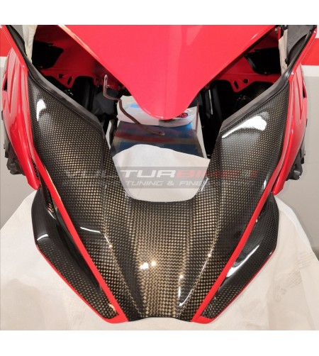 Kit de couverture carbone personnalisé pour spatule de boîte à air - Ducati Multistrada V4 / V4S / Rallye