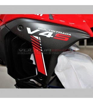 Pannelli laterali in carbonio personalizzati - Ducati Multistrada V4 / V4S