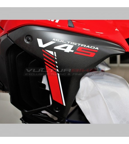 Pannelli laterali in carbonio personalizzati - Ducati Multistrada V4 / V4S 