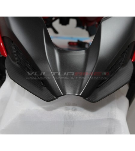 Tapa inferior de fibra de carbono para la punta de la caja de aire - Ducati Multistrada V4 / V4S / Rally