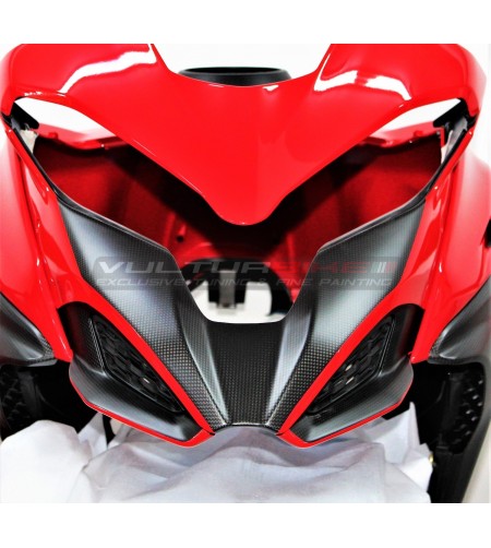 Juego de cubiertas de carbono personalizadas para la punta de la caja de aire - Ducati Multistrada V4 / V4S / Rally