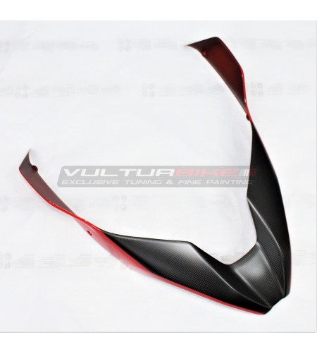 Cover superiore in carbonio per puntale design personalizzato - Ducati Multistrada V4 / V4S 