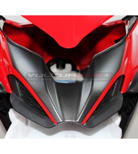 Cover superiore in carbonio per puntale design personalizzato - Ducati Multistrada V4 / V4S 
