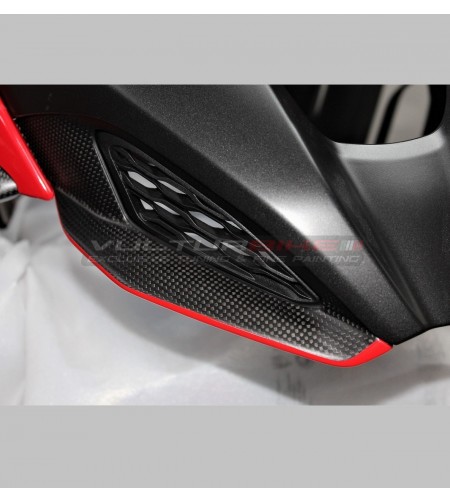 Couvercle inférieur en carbone Airbox Toe Cap Custom Design - Ducati Multistrada V4 / V4S / Rallye