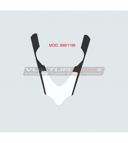 Adesivo bianco nero per cupolino - Ducati Panigale V4 / V4R / V4S / V2