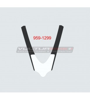 Adhésif noir blanc pour bulle - Ducati Panigale V4 / V4R / V4S / V2