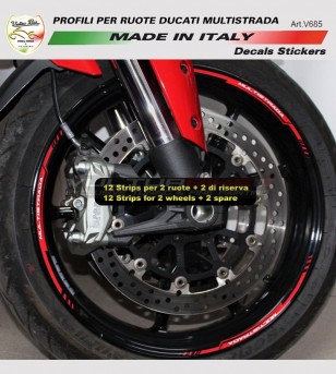 Perfiles de pegatinas para ruedas - Ducati Multistrada 1200/1260 