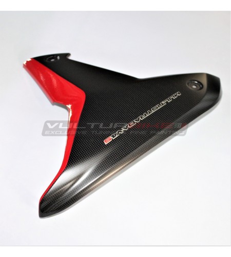 Custom carbon side panels with original lettering - Ducati Multistrada V4 / V4S 