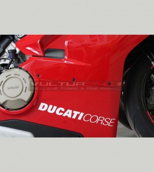 Coppia di Adesivi Originali Ducati Corse - Ducati Panigale V4R