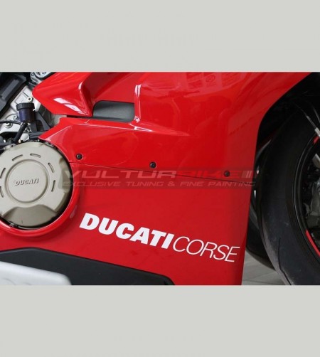 Par de pegatinas originales ducati racing - Ducati Panigale V4R