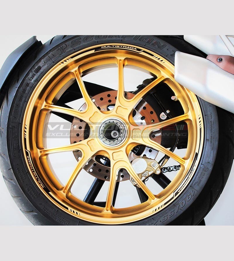 Adesivi profili per ruote - Ducati Multistrada tutti i modelli
